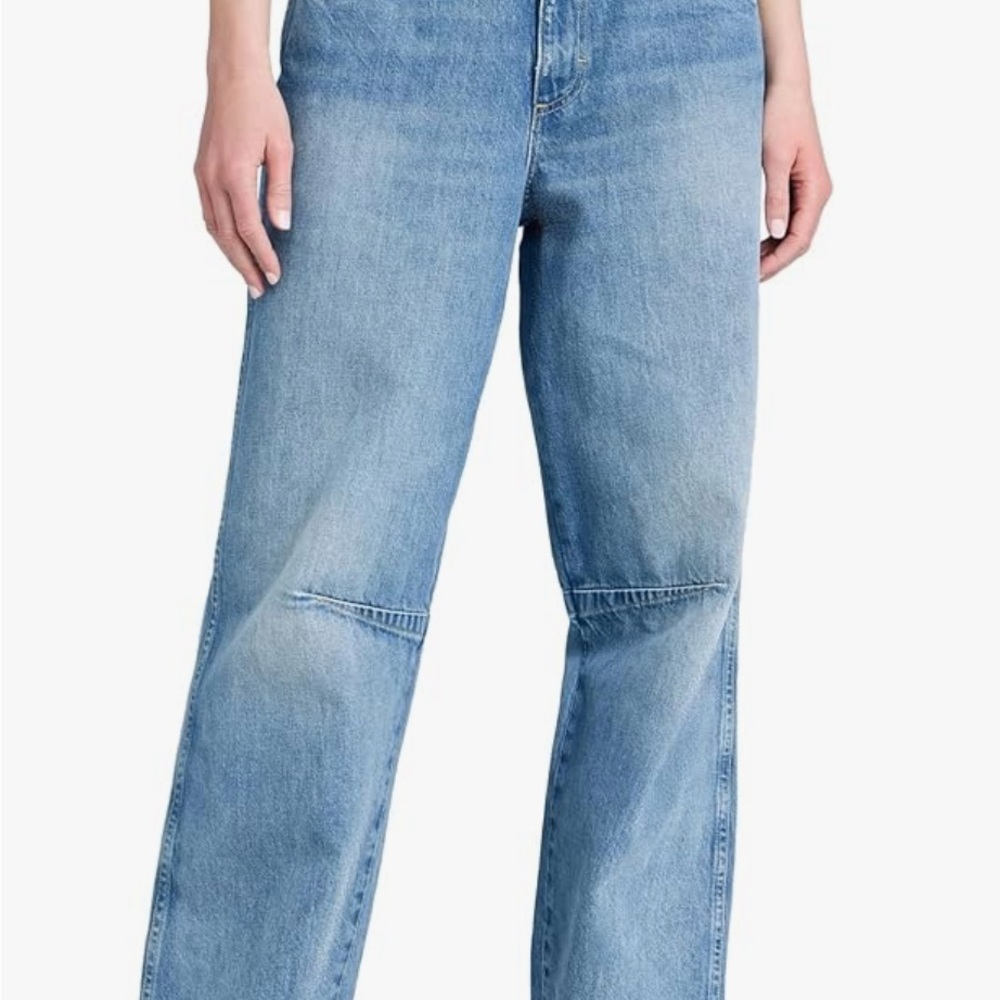AMO Sandra Baggy Mid-Rise Wide-Leg Jeans size 29
